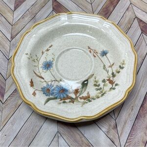 Vintage‎ Mikasa Blue Daisies EB804 set of 10 Saucers
